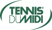 Logo tennis du midi construction de terrain de tennis, padel, half court