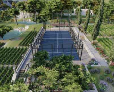 Construction terrain de padel