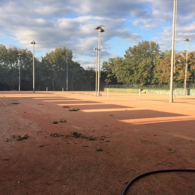 Rénovation terrain de tennis état des lieux