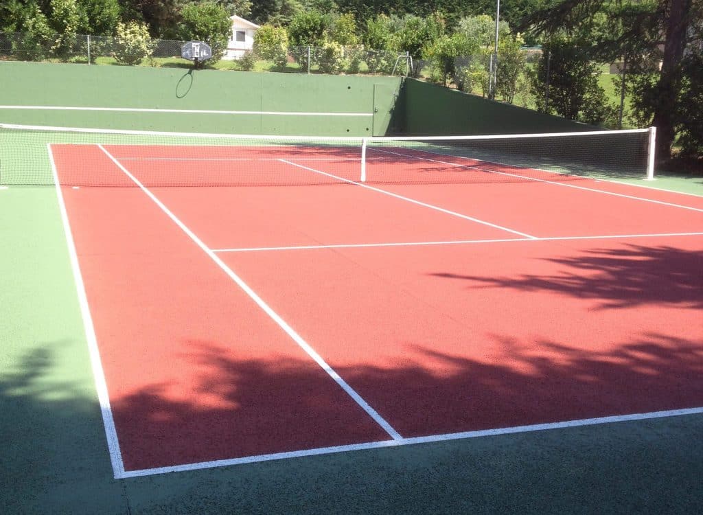 Rénovation terrain de tennis