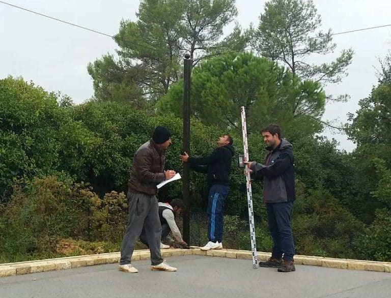 Infrastructure court de tennis