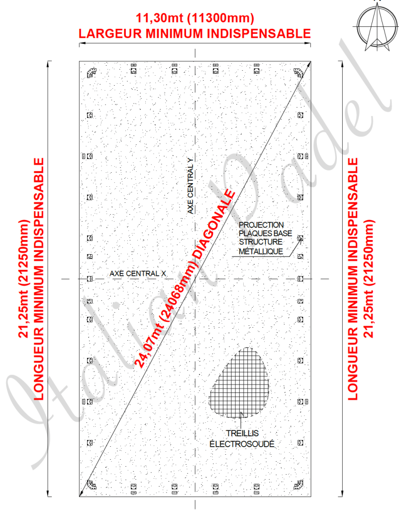 dimension de la dalle